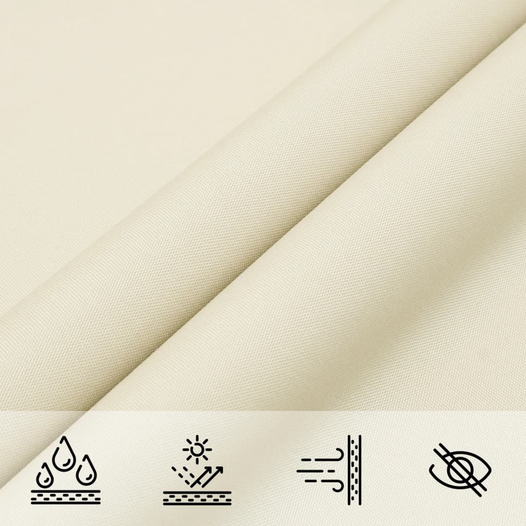 Vidaxl Rectangular Garden Sail, Oxford Fabric, 3X5 M, Cream