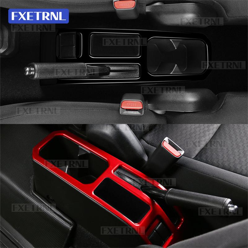 Accessories Car Interior Handbrake Panel Decoration Cover Trim For Suzuki Jimny JB64 JB74 3 Door 2018 -2026