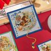 Chinese Style Koi Fish Metal Bookmark Gift Set - High-End Graduation Souvenir for Primary School Students
