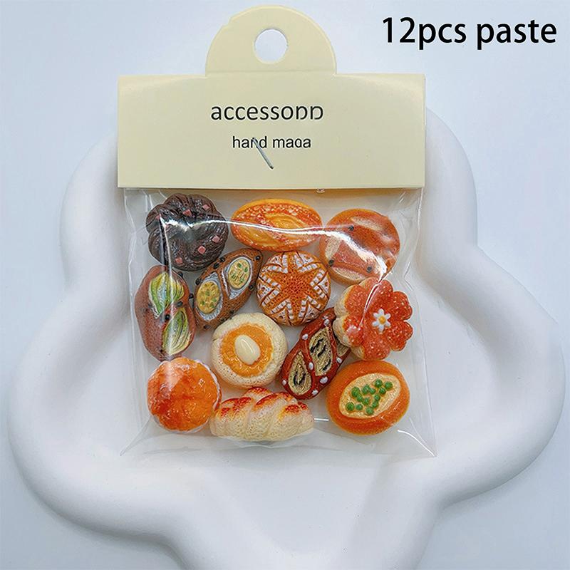 French Bread Refrigerator Magnets Kawaii Cartoon Food Fridge Magnets Cute Decorative Photo Message Magnet Magnetic Sticker