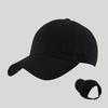 Large Head Size Snapback Hat Adjustable Soft Top Hat Letter Embroidery Baseball Cap  All Seasons