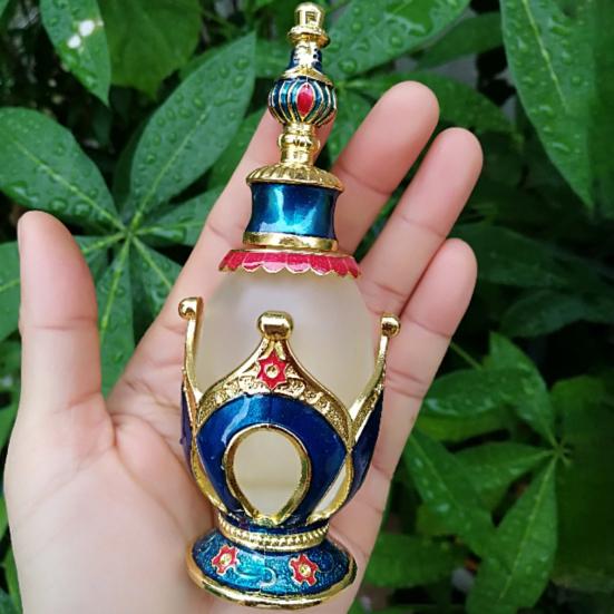 

25 мл ретро-стиль красивая бутылка эфирного масла стеклянный креативный флакон духов в форме короны