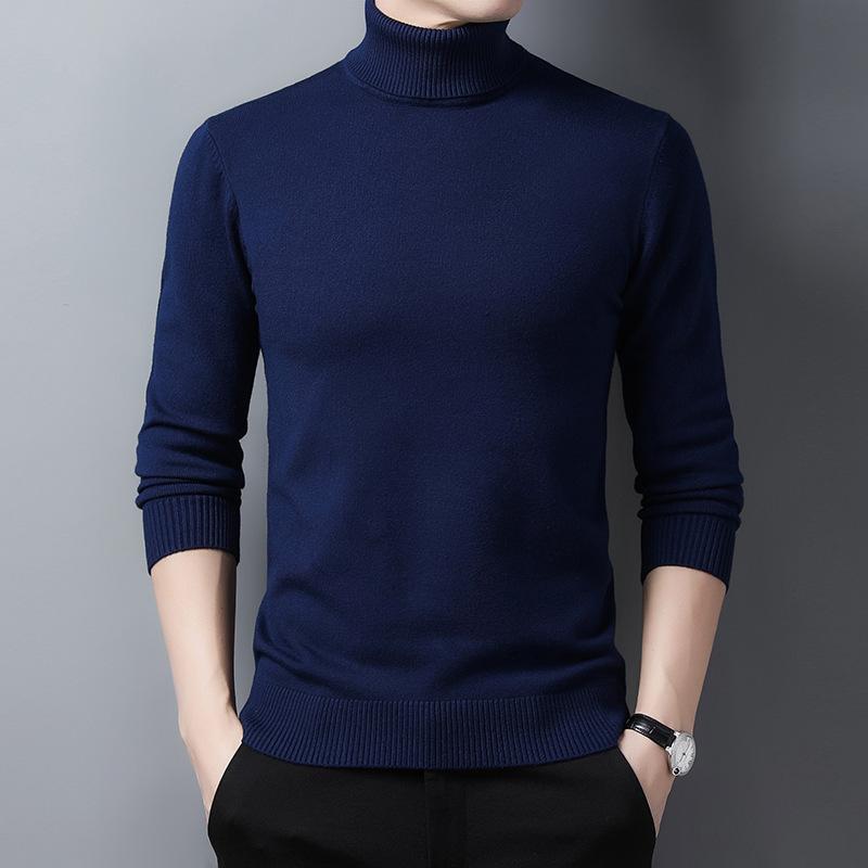 Зимний новый утолщенный супер теплый вязаный свитер — фото 4