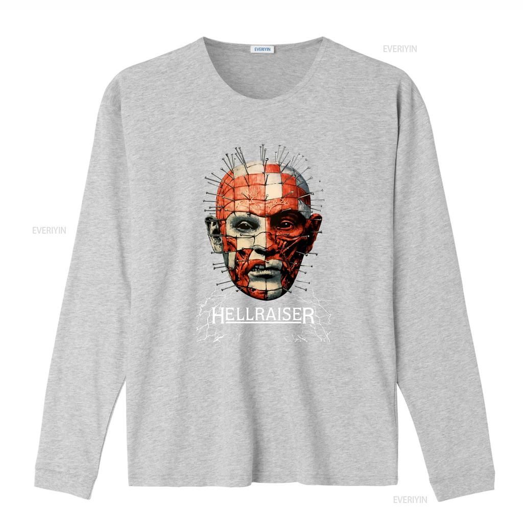 Hellraiser Pinhead Horror Movie Poster T Shirt for vintage Washed Stretched Slightly homme Soft Unisex Top For Everyday Wear