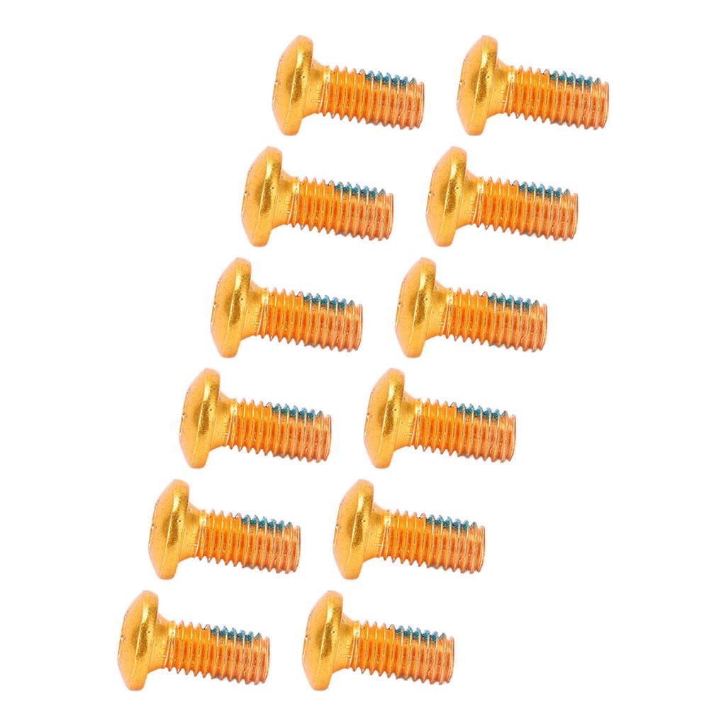 BOLANY 12pcs Mountain Bike Disc Brake Rotor Bolts Screws Alloy Steel Disc Rotor Screws