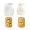 Lovely Bear Candle Mould Silicone Molds Ornament Molds Castings Molds Cartoon Animal Plasters Molds Craft Supplies