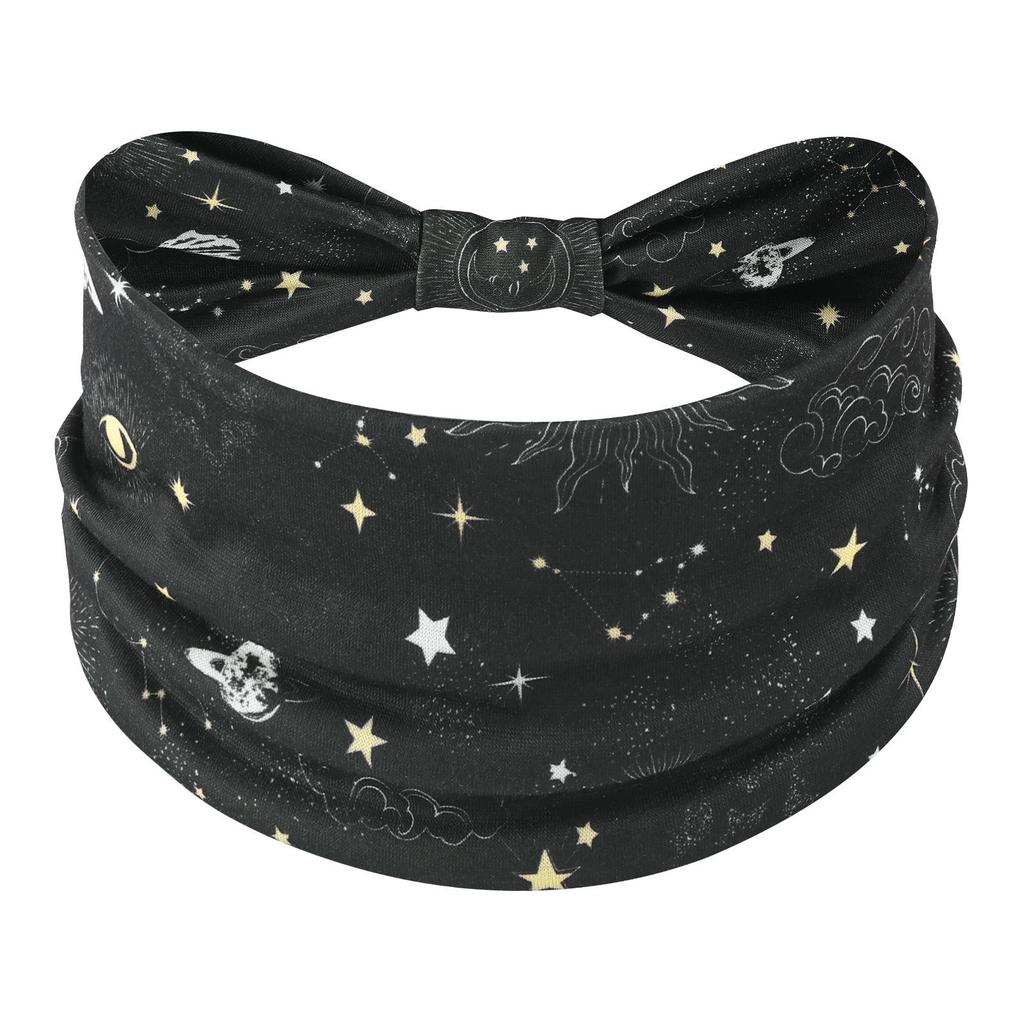 Cross-Border Women's Cotton Yoga Headband - Elastic, Sweat-Absorbing, Fashionable