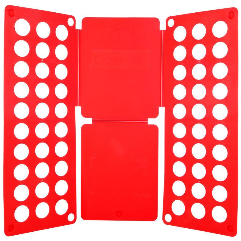 

Складная доска для одежды, папка для одежды для взрослых и детей, пластиковый практичный Detacha, все размеры, быстро складывающиеся футболки для одежды for Kid красный