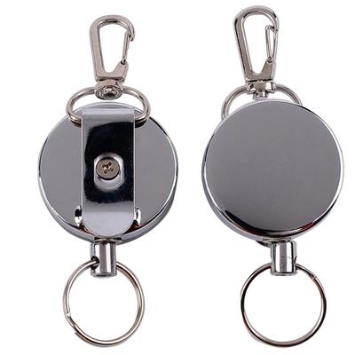 Retractable Anti Lost Theft Keychain Keyring Key Holder Outdoor Camping Tool
