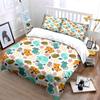 "Cartoon Cat Print Decor Set" Soft Comfortable Duvet Cover Bedding Set Included 1*Duvet Cover & 2*Pillowcases Gift