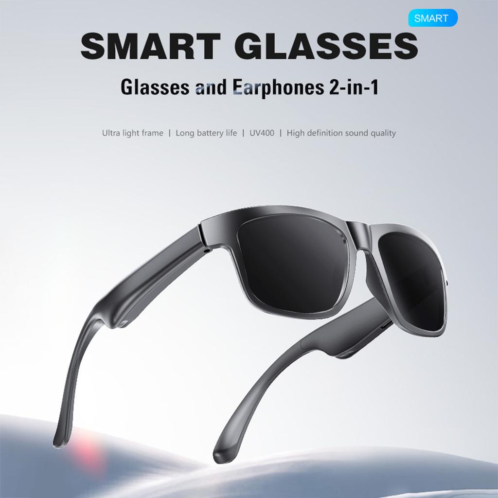 Smart Glasses with   MusicCelsiusCall, 2-IN-1 Glasses and Headphones, UV  , Lightweight Frame for Cycling Running Driving Outdoor Activities