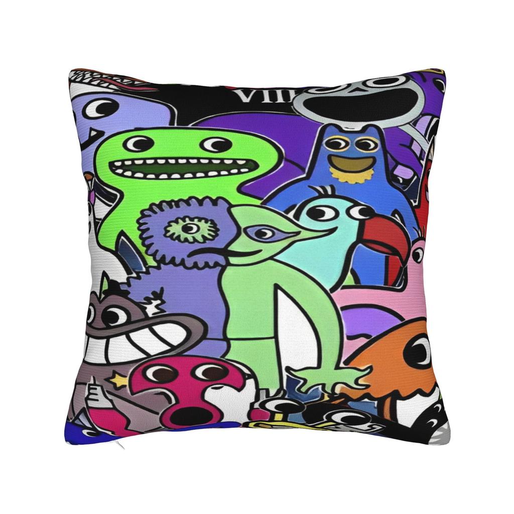 Home Decor Garten of Banban Horror Game Pillowcase Accessories  Pillow Covers Zipper Multi Size