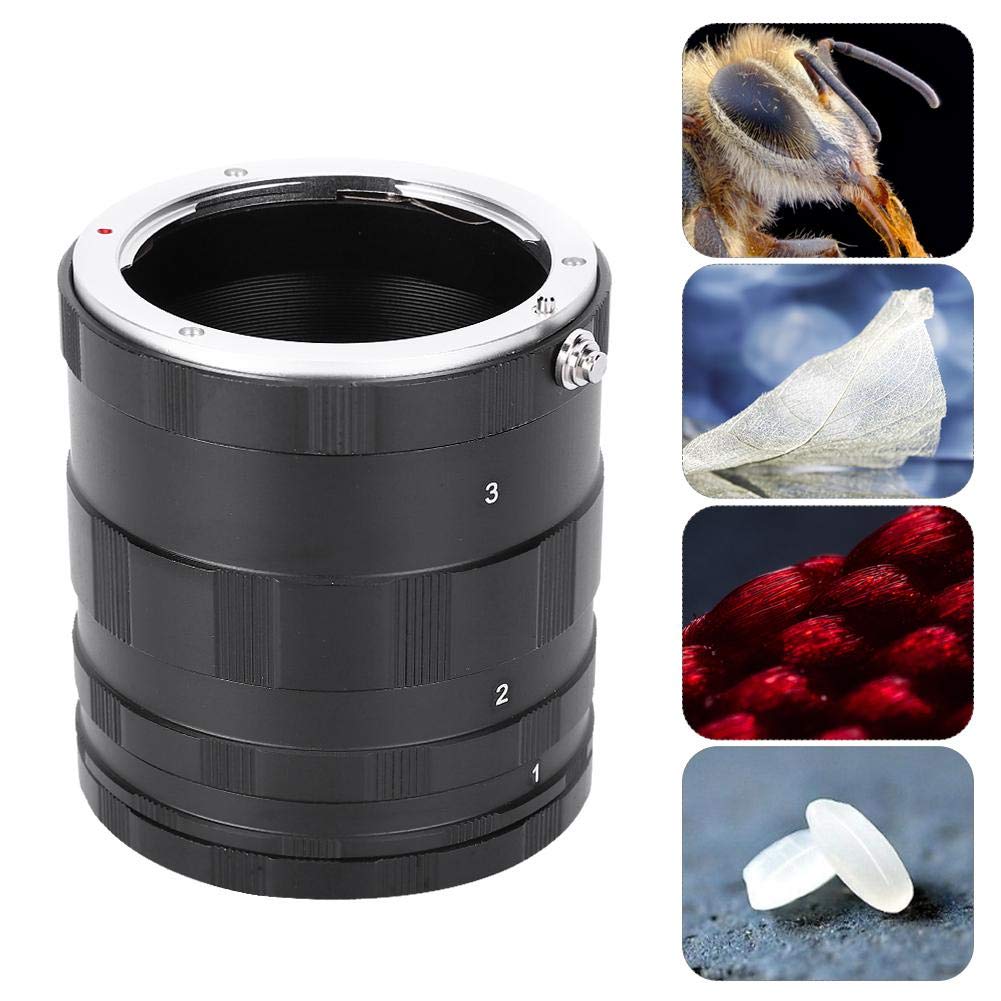 Lens Ring Extension Adapter Manual Super Macro for Sony Mirrorless Bellows Photography Black Close-up Tube, Focus, Photography, Professional, E-Mount