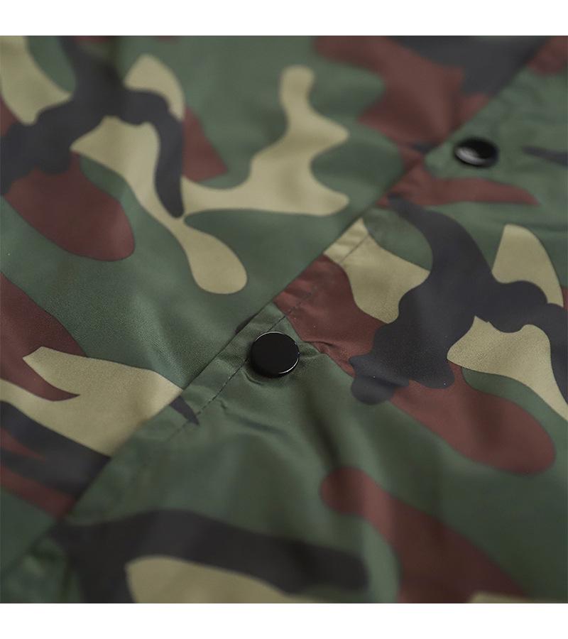 Retro černá bunda trenérského střihu s ohrnovacím límcem, unisex nadměrná velikost, jarní/podzimní styl