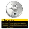 74mm 14 Flute Aluminum Oil Filter Wrench Cap Socket Remover Tool Auto Car Replacement Accessories for Mercedes Benz