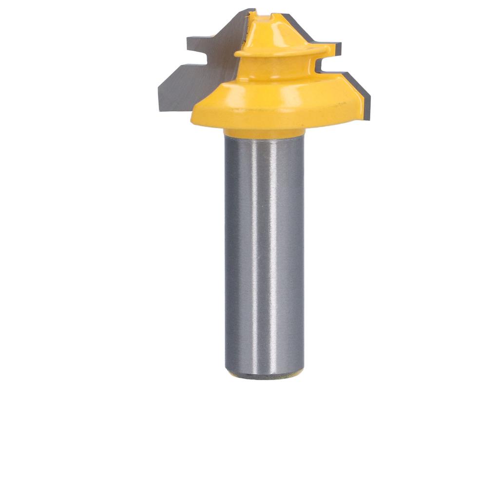 1Celsius2in Shank Router Bit 45 degrees  Woodworking Milling Cutter for Cabinet Door Drawer CNC Hand Tool