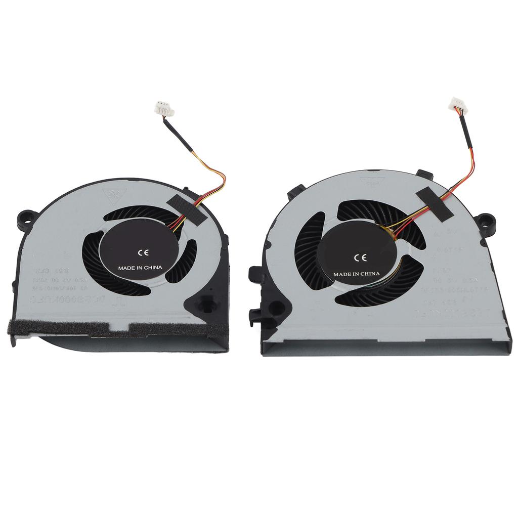 Cooling Fans 4‑Pin Low Noise CPU GPU Computer Fans for DELL Inspiron Game G3 G3‑3579 3779 G5‑15 5587