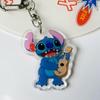 Star Baby Cartoon Stitch Pendant Keychain - Cute Acrylic Ornament for Students & Couples