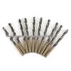 Black & Yellow Extended Straight Shank Twist Drill Bit for Metal & Stainless Steel