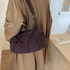 Retro Gitter Schultertasche Mode Schleife Nylon Tasche Vielseitig Lässig Große Kapazität Schulter Crossbody Tasche Studenten Pendler Tasche