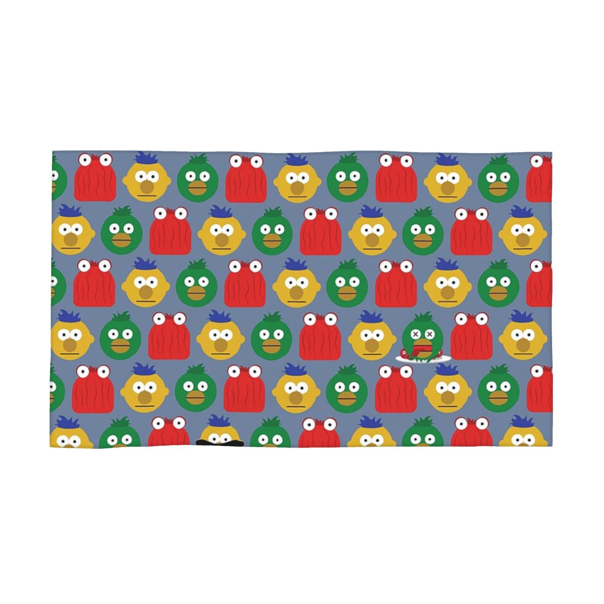 

DHMIS Character Pattern Soft Face Towel Quick Dry Pool Bath Cotton Towels Breathable W40*H60(CM)