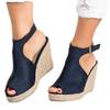 Sandals Breathable and Versatile One-shoulder Buckle Shoes High-heeled Fish-mouth Shoes