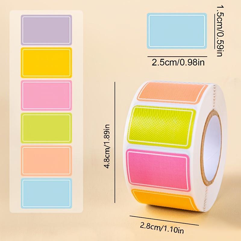 

1Roll Color Label Stickers Self-adhesive Labels Self-adhesive Labels Handwritten Names Name Notes Index Stickers