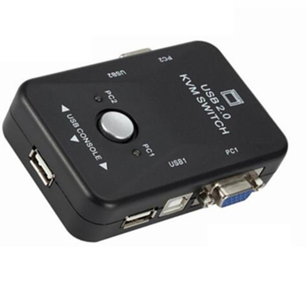 VGA USB 2.0 KVM Switch Splitter USB 2.0 KVM  Switcher  for Computer/Mouse/keyboard/U Disk