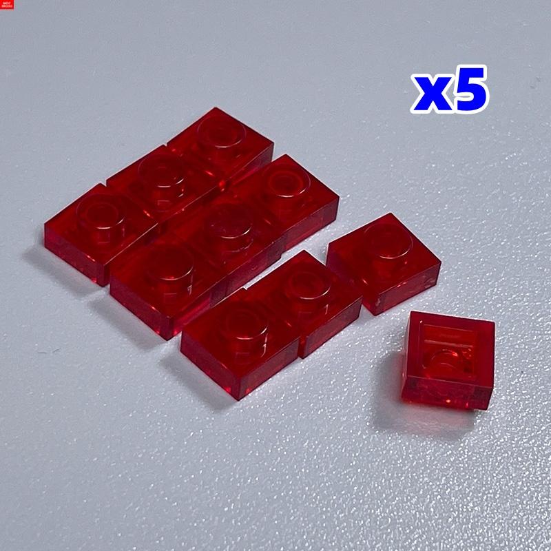 Non-Toxic 50Pcs Moc Bricks 3024 Trans White Blue Plate 1X1 Diy Accessories Educational Building Blocks Action Figure Kids Gift