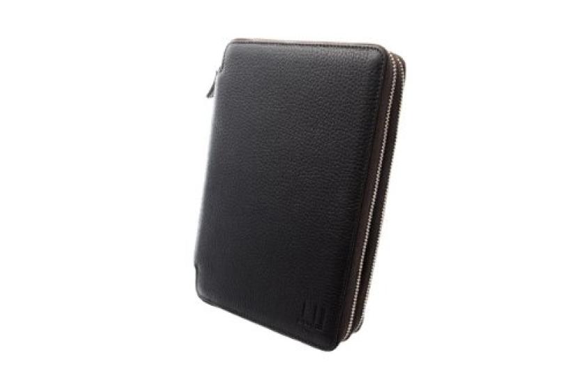 

Dunhill Travel Companion ADV8 Organizer L2K545B Dark Brown Travel Case Double Zip Leather [Dunhill] Men s коричневий