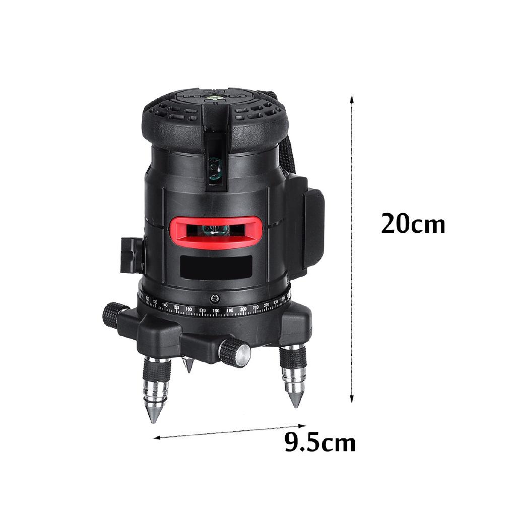 100- 240v  Strong Green Light 5 Line Laser Level 360° Rotary Laser Line