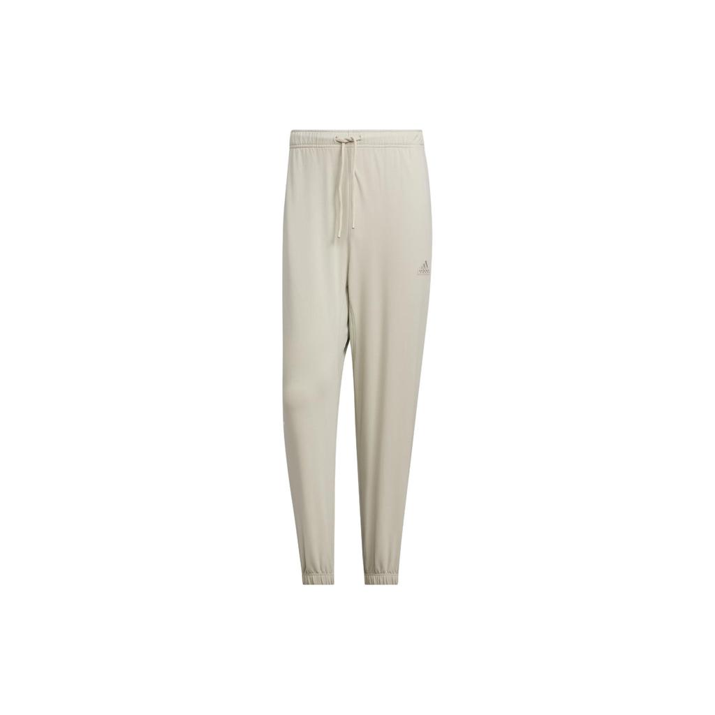 adidas Lightweight French Terry Pants Knitted Sweatpants Men's Light Gray IT3944