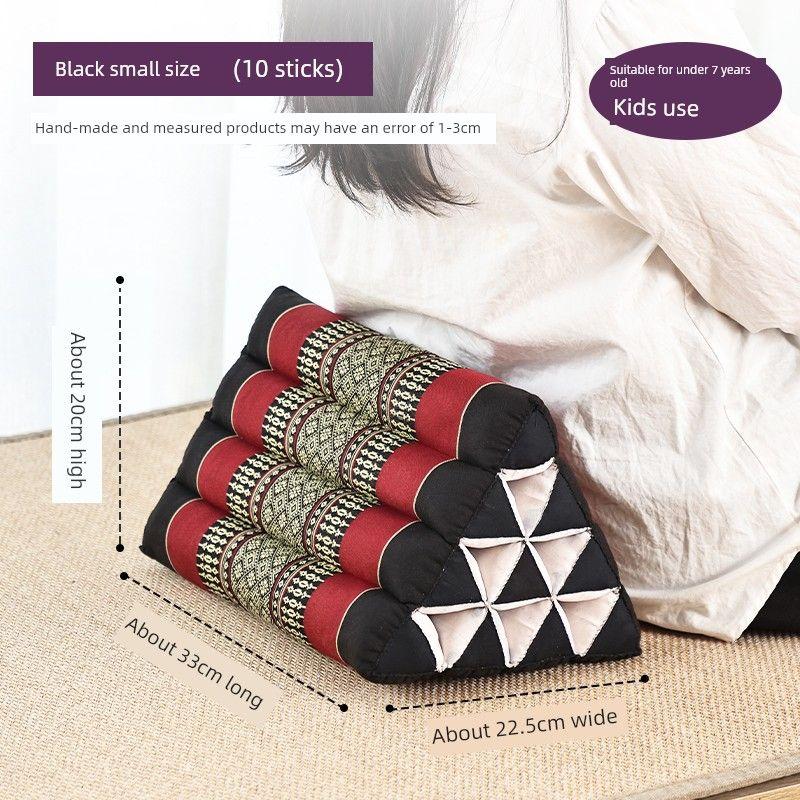 

Yitai Национальный Юго-Восточная Азия Тканевая Треугольная Подушка Прикроватная Тайский Стиль Большая Подушка-Спинка Эркер Диван Поясничная Подушка Black small size ten sticks Other Specifications