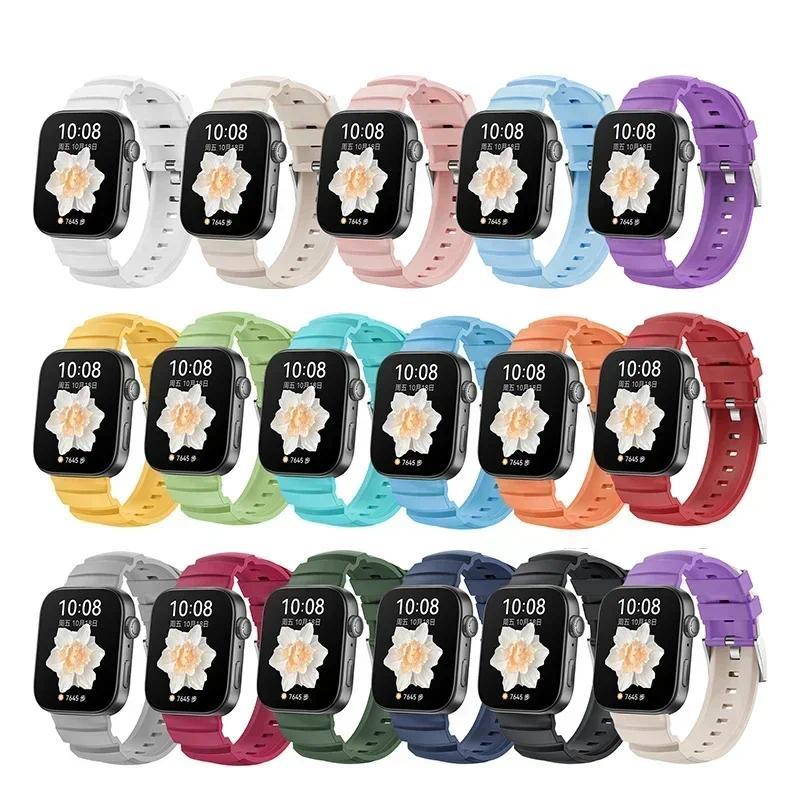 Silicone Sport Strap for Huawei Watch Fit 4 Pro Fit 4 Watch Bracelet Correa Replacement Watchband for Huawei Watch Fit 3 Band