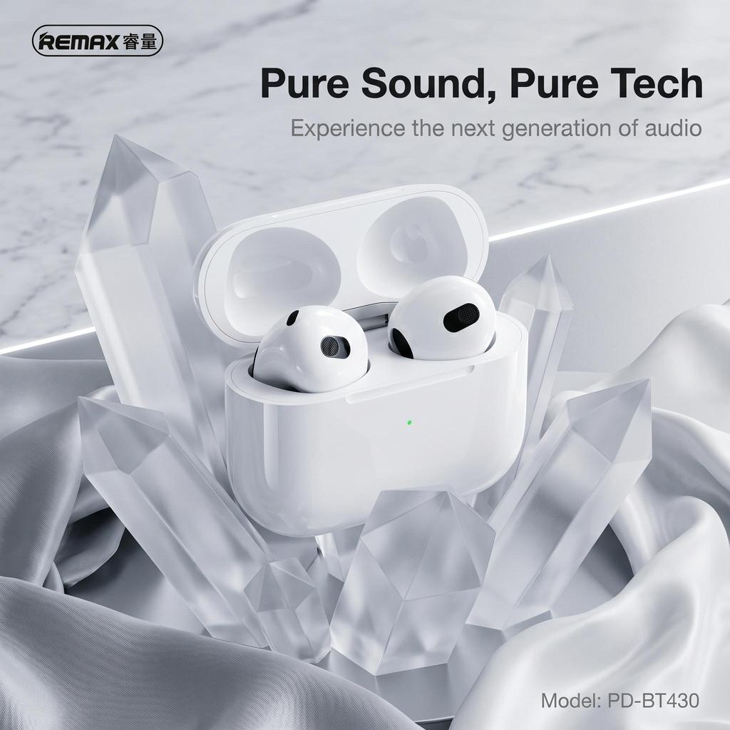 The noise cancellation feature of the REMAX PD-BT430 Bluetooth earphones is suitable for sports, office, gaming, and travel