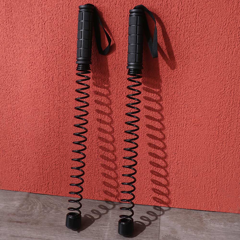 1 pair Stainless Steel Gym Battle Rope Rebound Arm Strength Rope Fitness Equipment