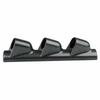 Universal 52mm Car Gauge Pod Universal Black/Carbon Three Hole Car Meters Holder A-Pillar Pod Triple Gauge Holder