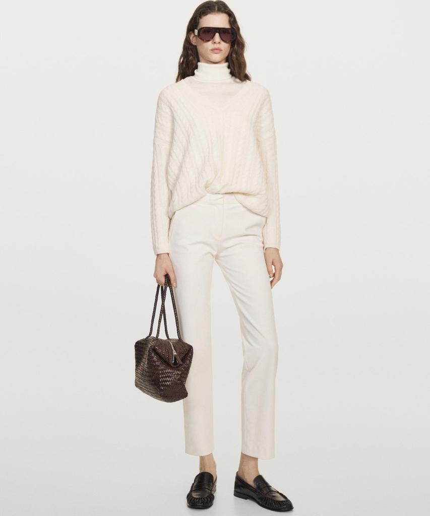 Masimodutti Straight Fit High-Tech Pants