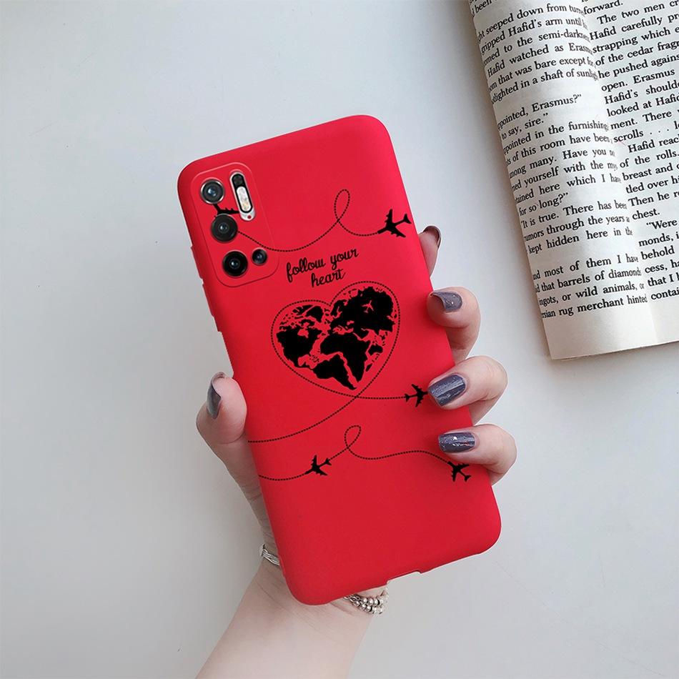 For Xiaomi Redmi Note 10T Case Redmi Note10T 5G Love Heart Soft Silicone Back Cover For Xiaomi Redmi Note 10T 10 T 5G Phone Case