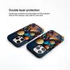 Hot Air Balloon Art Apple 16 Phone Case - Two-in-One for iPhone 14/15 Pro Max