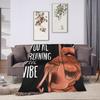 Marcus The Worm You're Ruining The Vibe Blanket  Camping Plush Throw Blanket Home Decor Flannel Bedspread Sofa Bed Cover