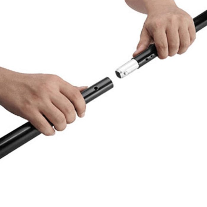 VidaXL Système de toile de fond télescopique 155-300 cm