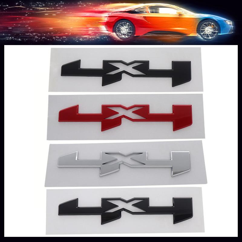 3D Premium ABS 4X4 For SUV Off Road Letter Sticker Tail Bumper Badge Auto Rear Trunk Emblem Accessories Exterior Decoration