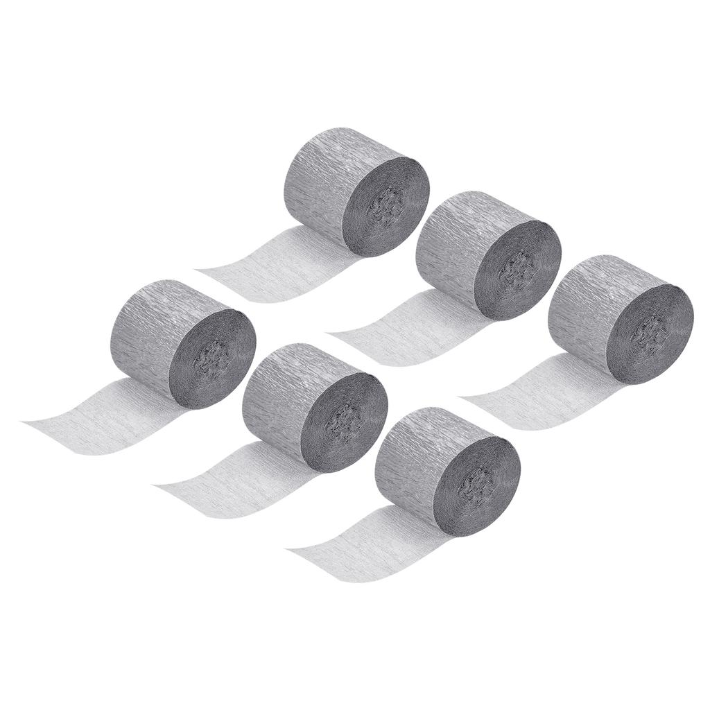 3/6 Stück Lebhafte Krepppapier-Luftschlangen Party-Luftschlangen Dekorationen 1,37" für Verschiedene Geburtstagsfeier Hochzeits-Festival-Dekorationen