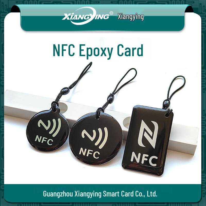 NTAG213 NFC Epoxy Card - One-Touch Social Tool and Electronic Tag