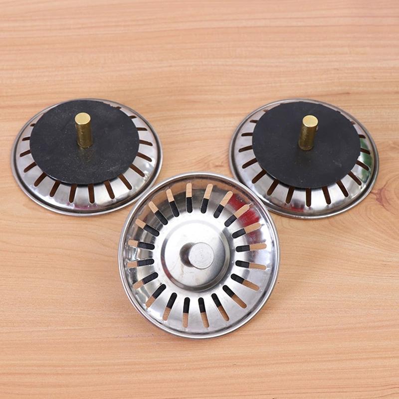 2Pcs Kitchen Sink Strainer Stopper Waste Plug Sink Filter Filtre Sink Strainer Filter Floor Drain Kitchen Tools