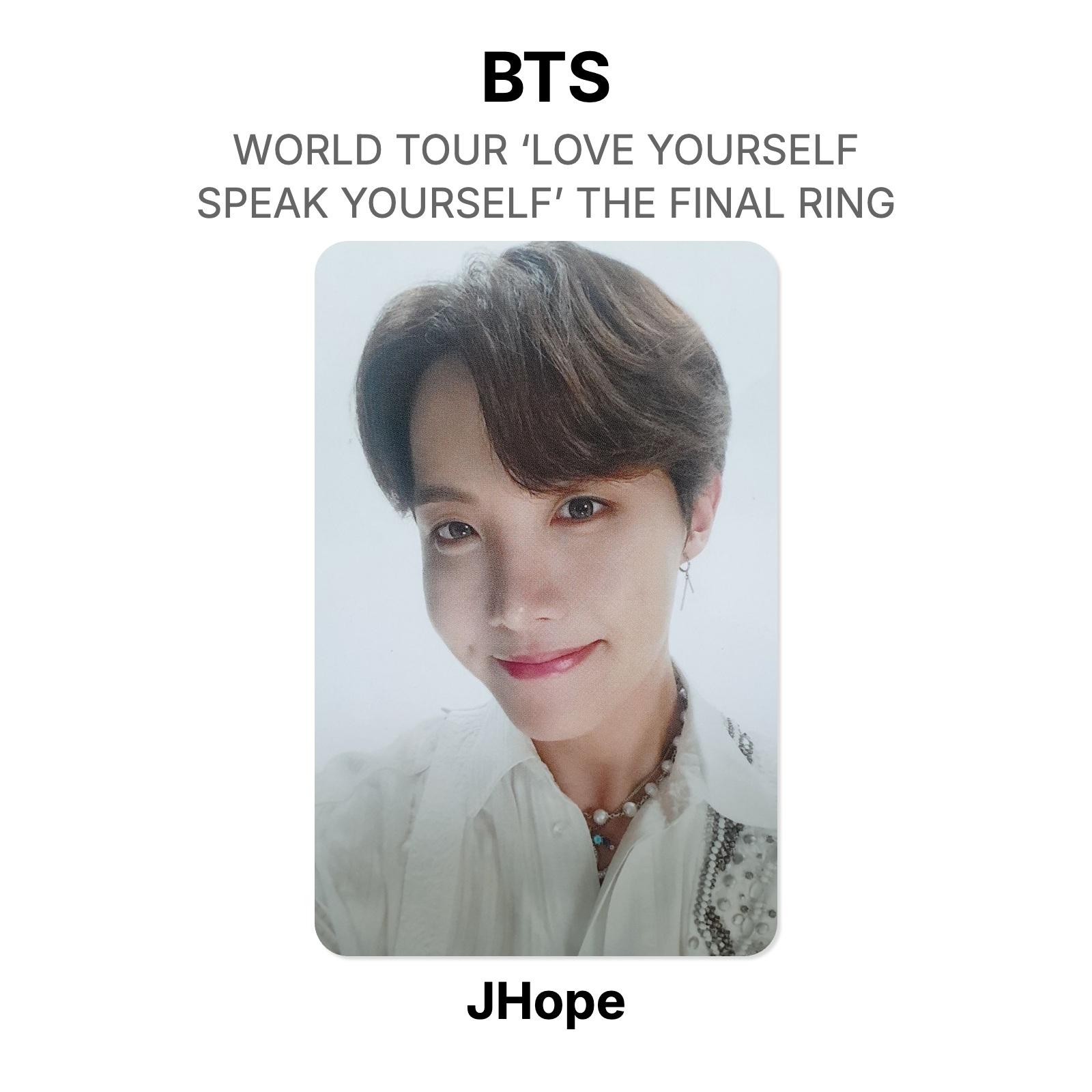 МИРОВОЙ ТУР BTS «LOVE YOURSELF»: SPEAK YOURSELF’ ФИНАЛЬНОЕ КОЛЬЦО Официальная фотокарточка J-Hope
