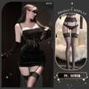 Sexy lingerie sexy welcome lace mesh burst flash sweet and greasy banquet girl hip skirt backless