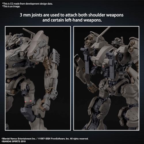 BANDAI SPIRITS ARMORED CORE VI FIRES OF RUBICON RaD CC-2000 ORBITER NIGHTFALL PRE-COLORED PLASTIC MODEL