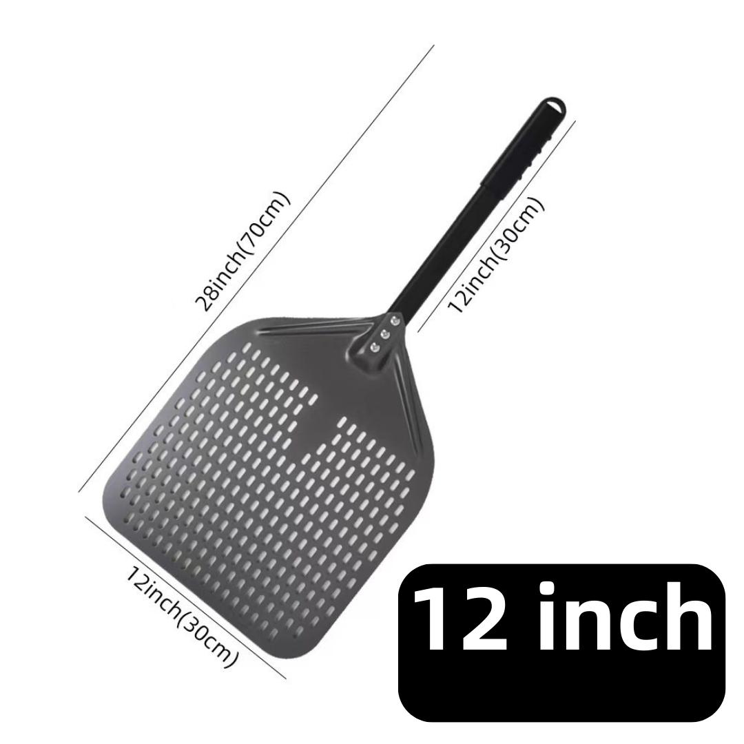 6&12 13 14palcová hliníková lopata na pizzu, pádlo na chléb, obracecí lopata do pece na pizzu, tvrdě anodizovaná, kuchyňský nástroj na pečení pizzy, stěrka